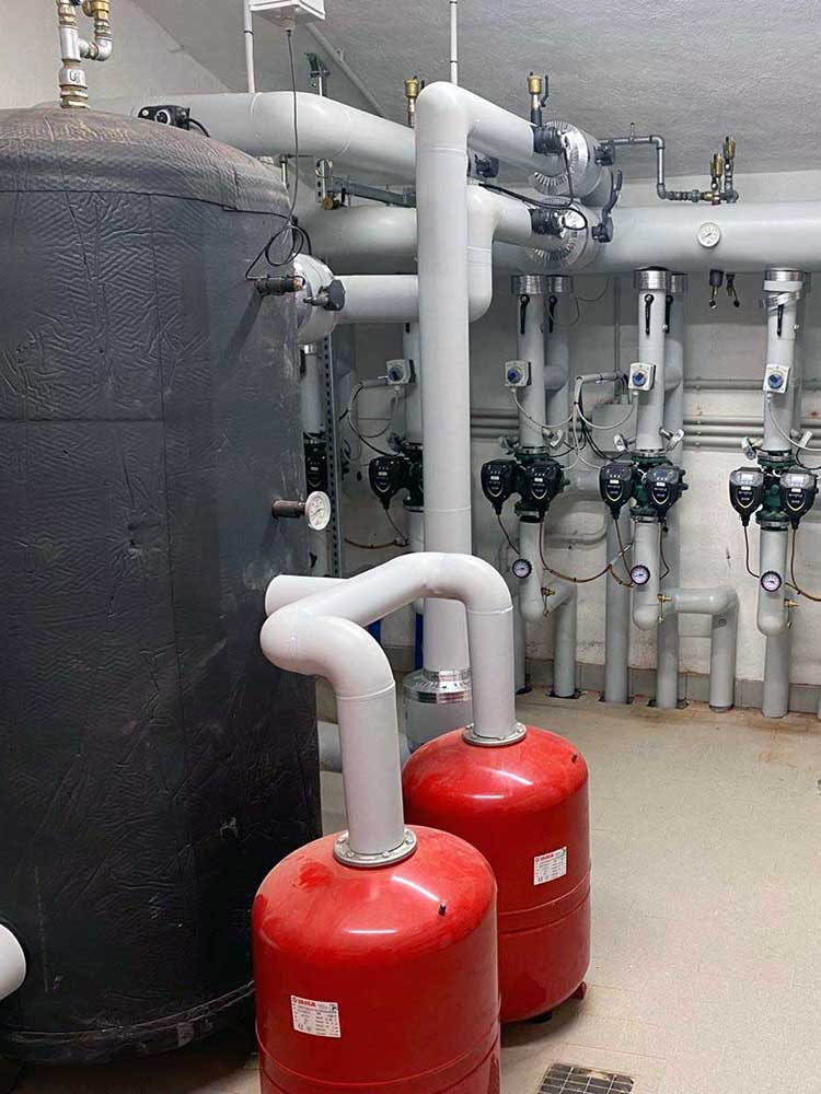 Centrale termica con bollitori da 3000 litri-IMM-Srl-Bergamo-Brescia